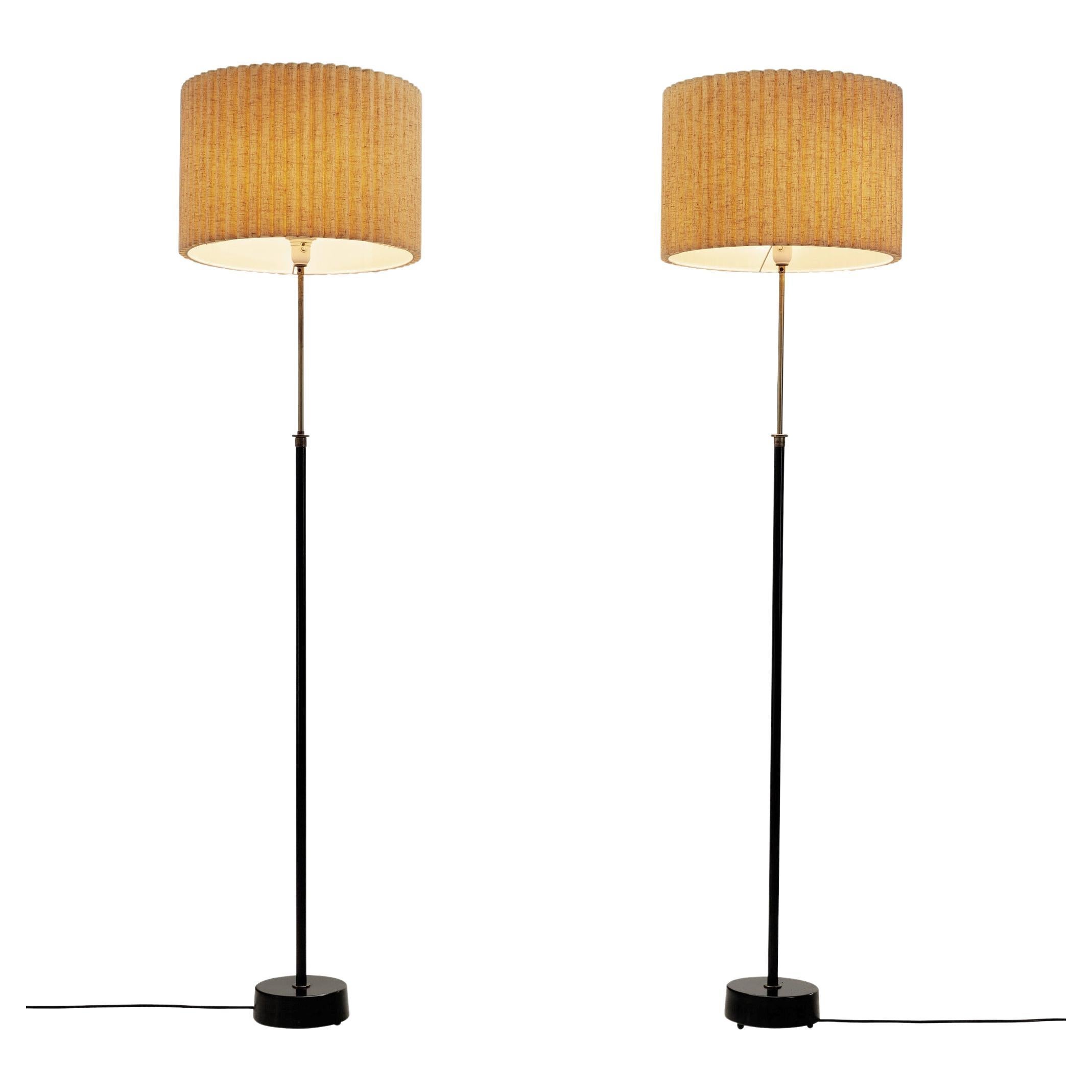Coppia di lampade da terra Hans-Agne Jakobsson modello "S-1871", Svezia XX secolo