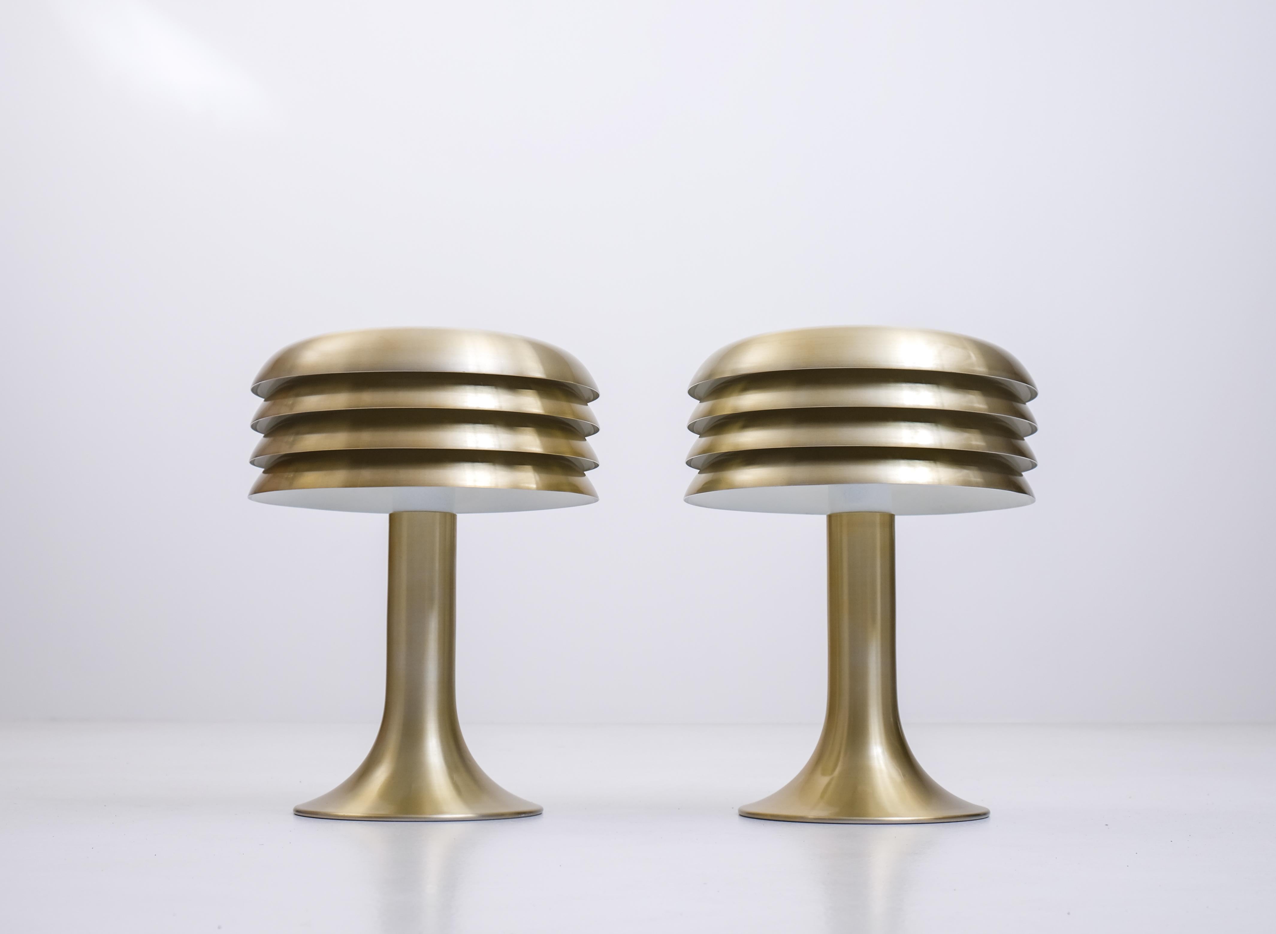 Pair of Hans-Agne Jakobsson Table Lamps BN-26, 1960s For Sale 4