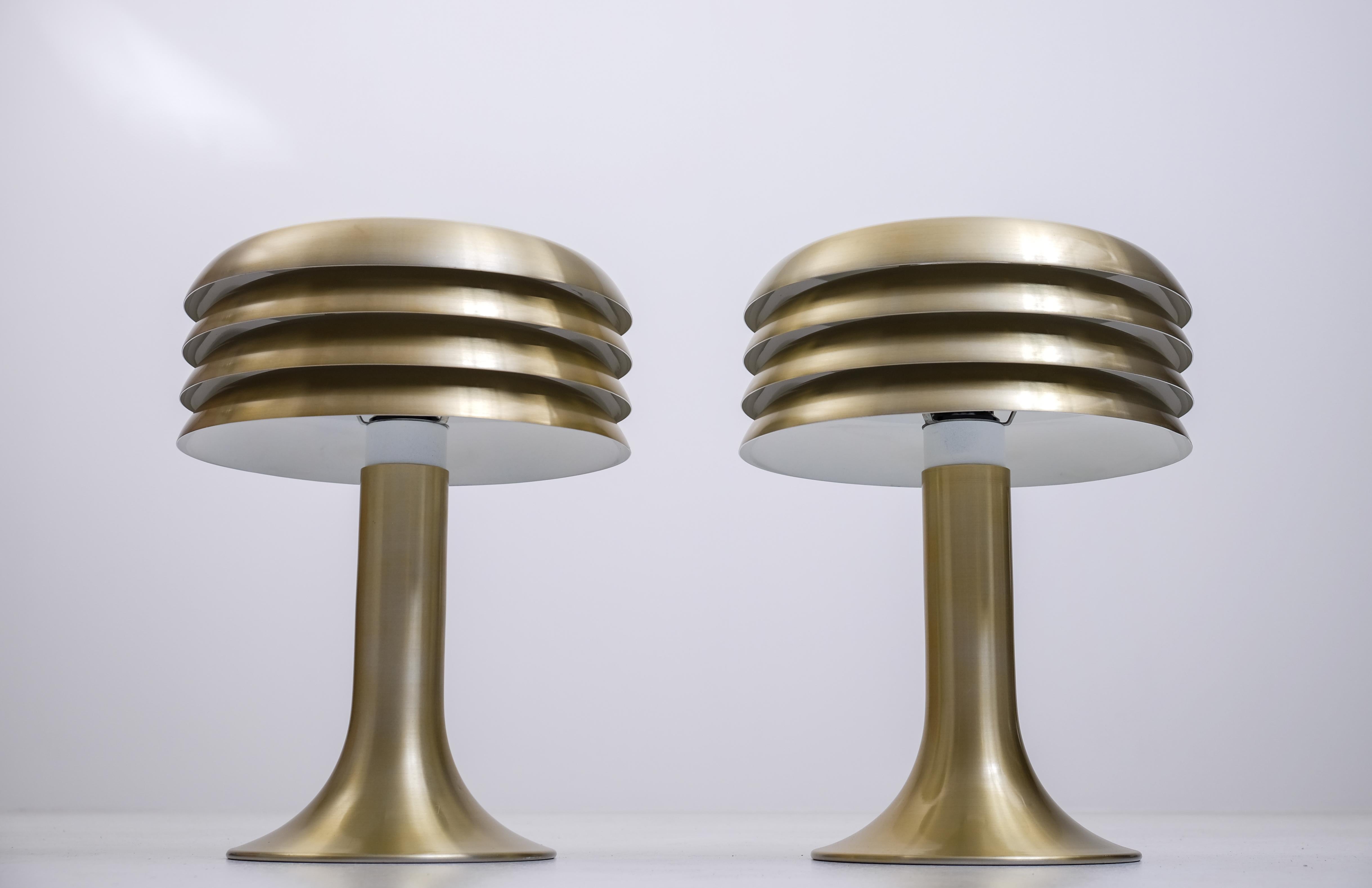 Pair of Hans-Agne Jakobsson Table Lamps BN-26, 1960s For Sale 1