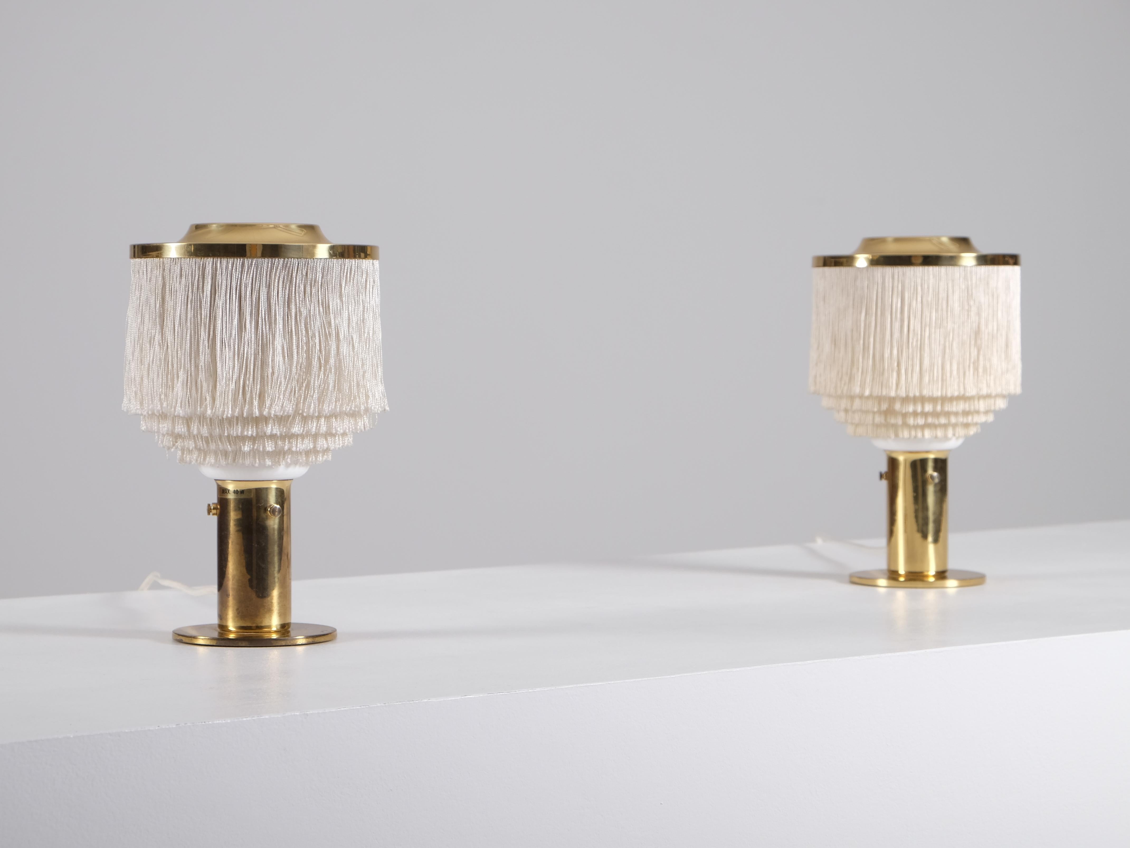 Pair of Hans-Agne Jakobsson Table Lamps Model B-145, 1960s For Sale 4