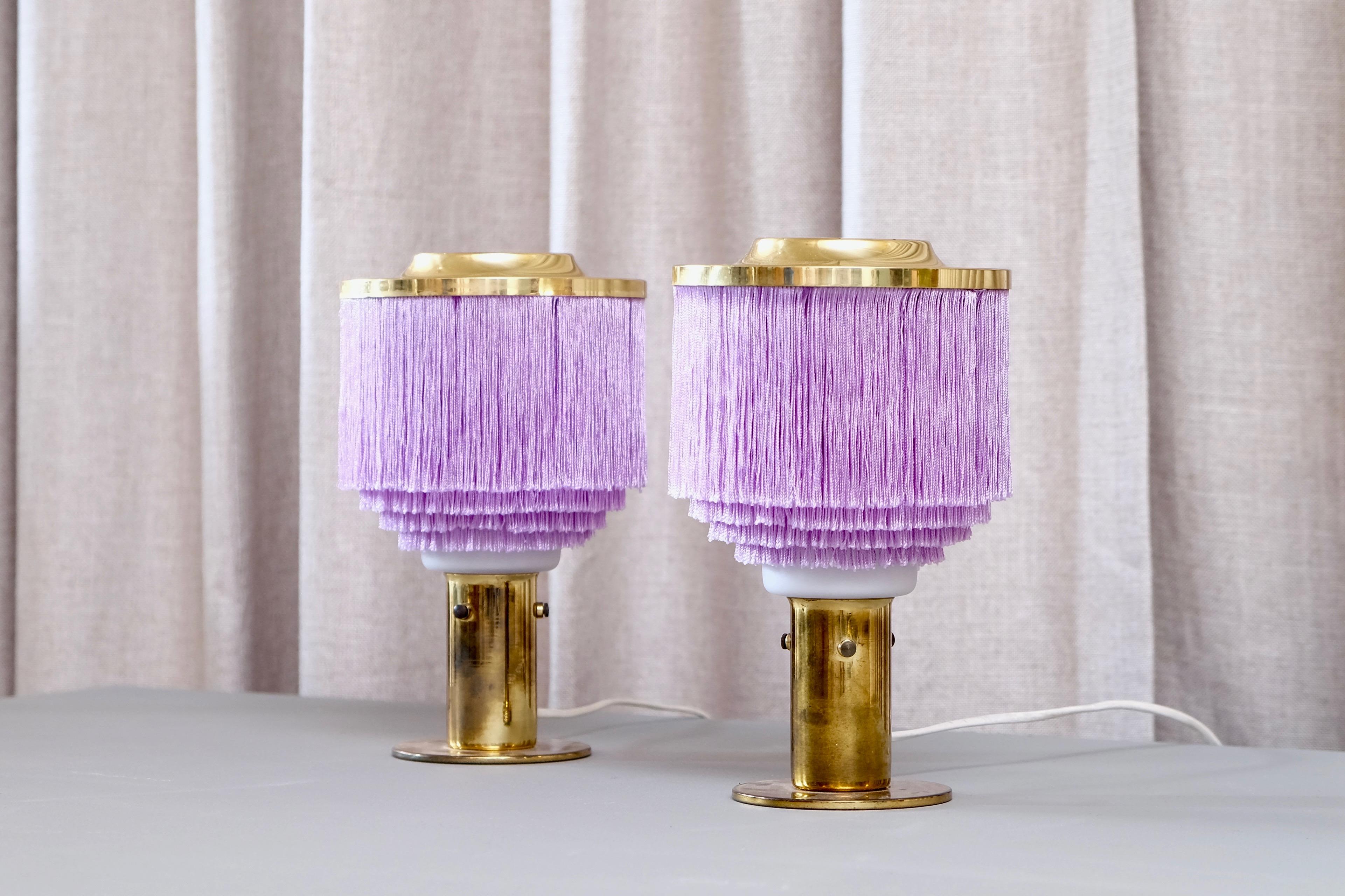 Pair of Hans-Agne Jakobsson Table Lamps Model B-145, 1960s In Good Condition In Stockholm, SE