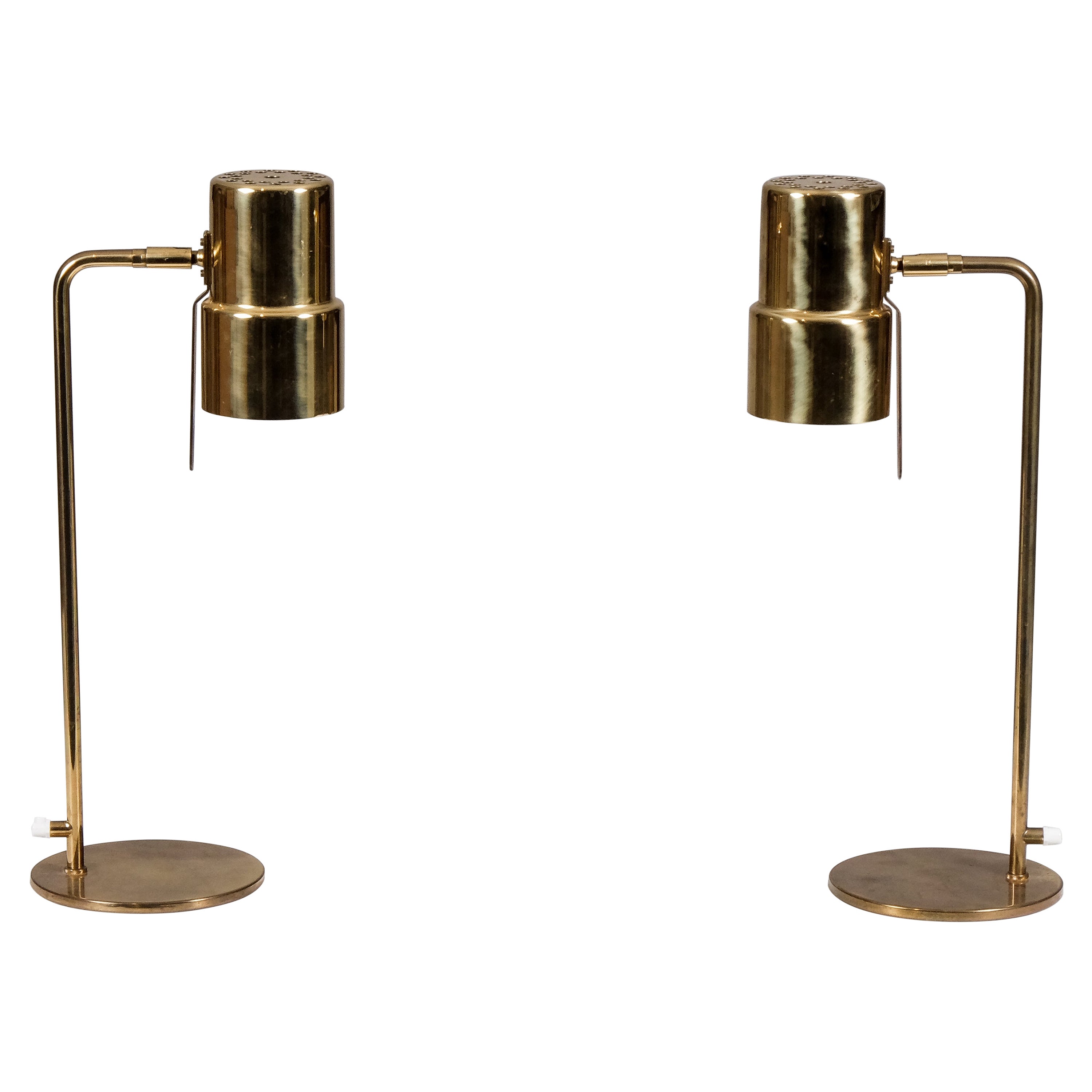 Pair of Hans-Agne Jakobsson Table Lamps Model B-195, 1960s For Sale