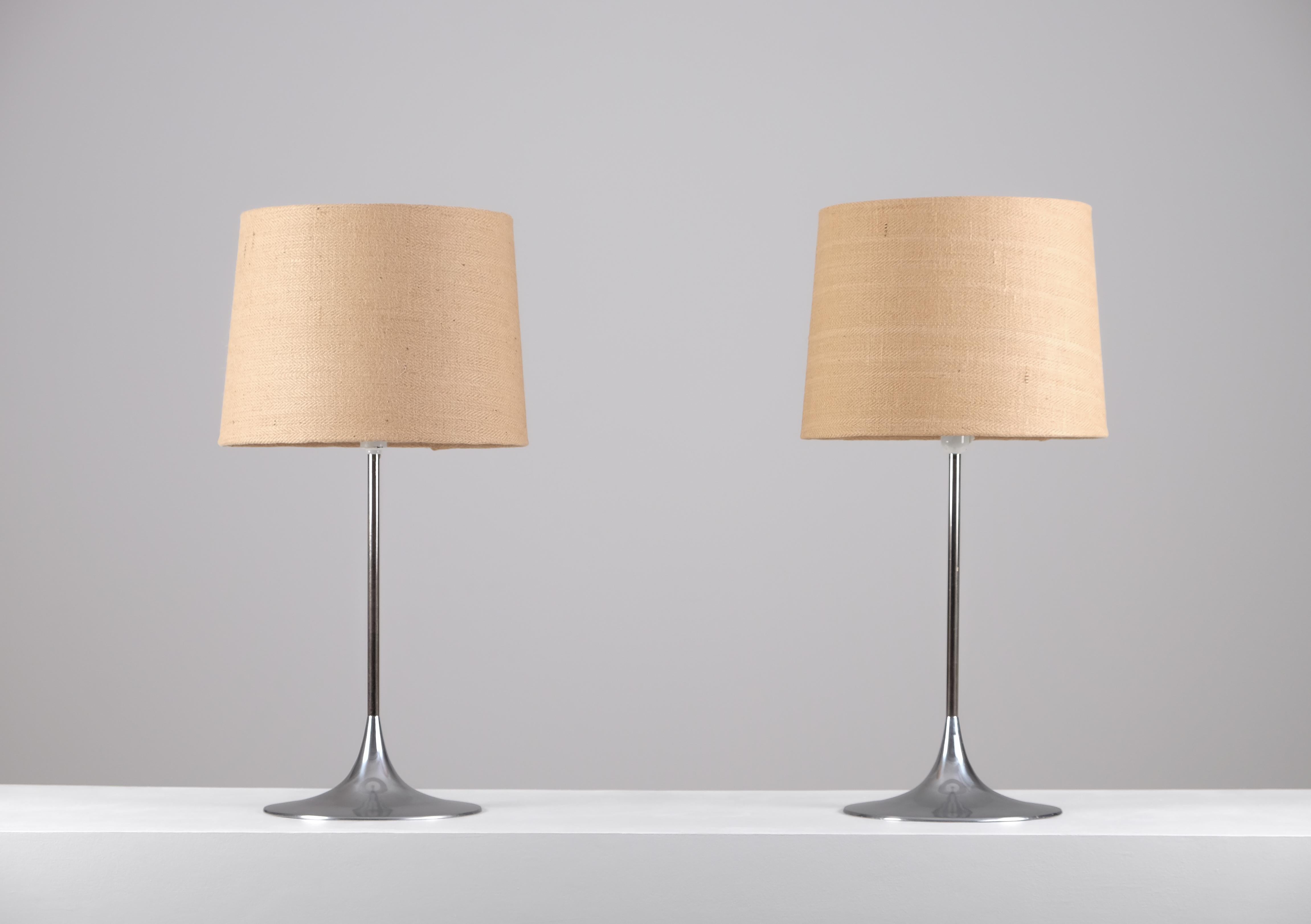 Suédois Paire de lampes de bureau Hans-Agne Jakobsson modèle BN 17, Suède, années 1960 en vente