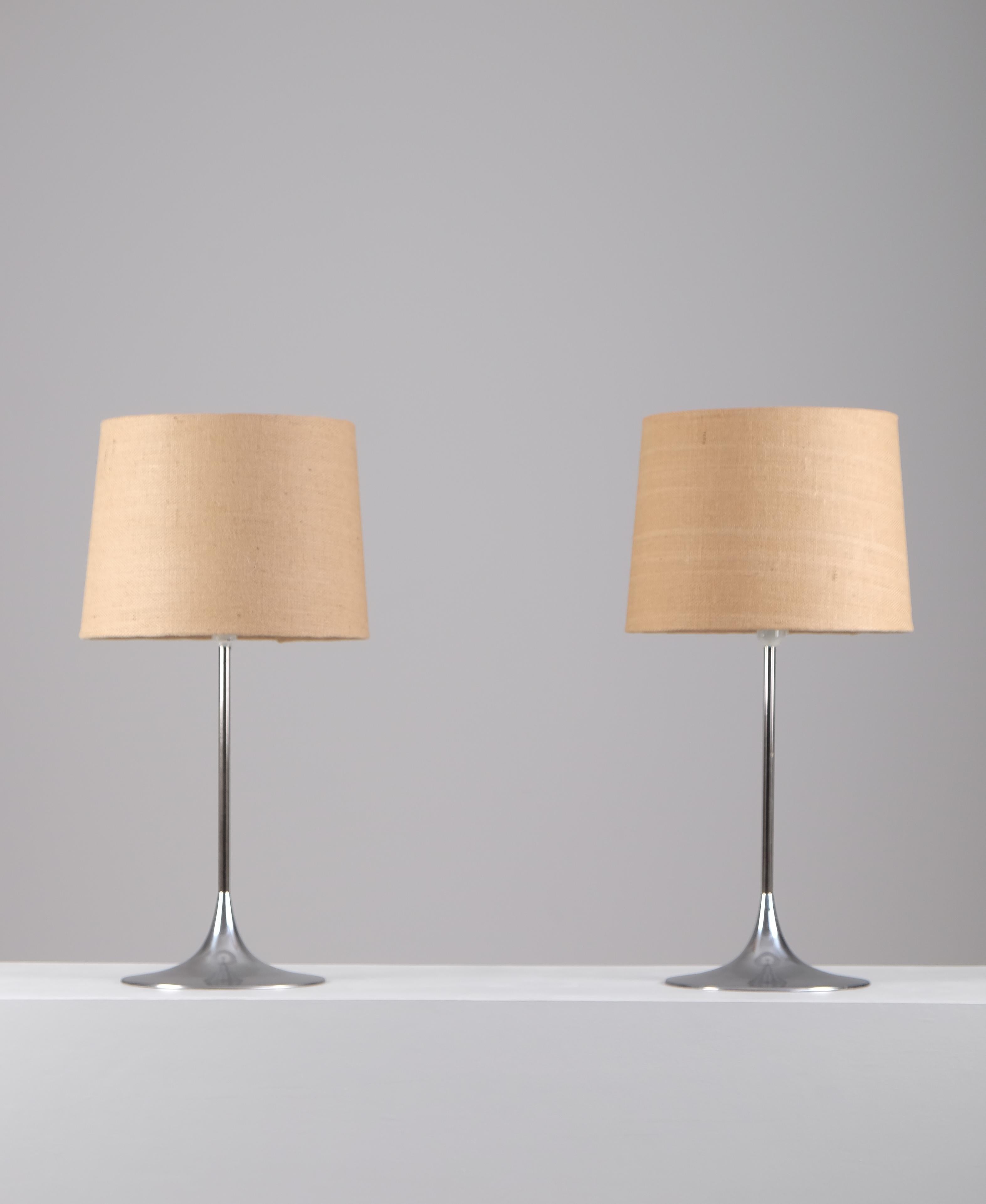 Paire de lampes de bureau Hans-Agne Jakobsson modèle BN 17, Suède, années 1960 en vente 1