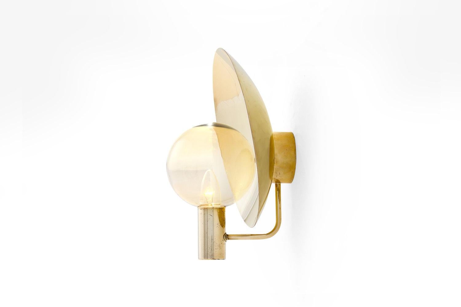 Pair of Hans Agne Jakobsson V180 Wall Lamps, Sweden, 1960s 1