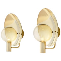 Pair of Hans Agne Jakobsson V180 Wall Lamps, Sweden, 1960s