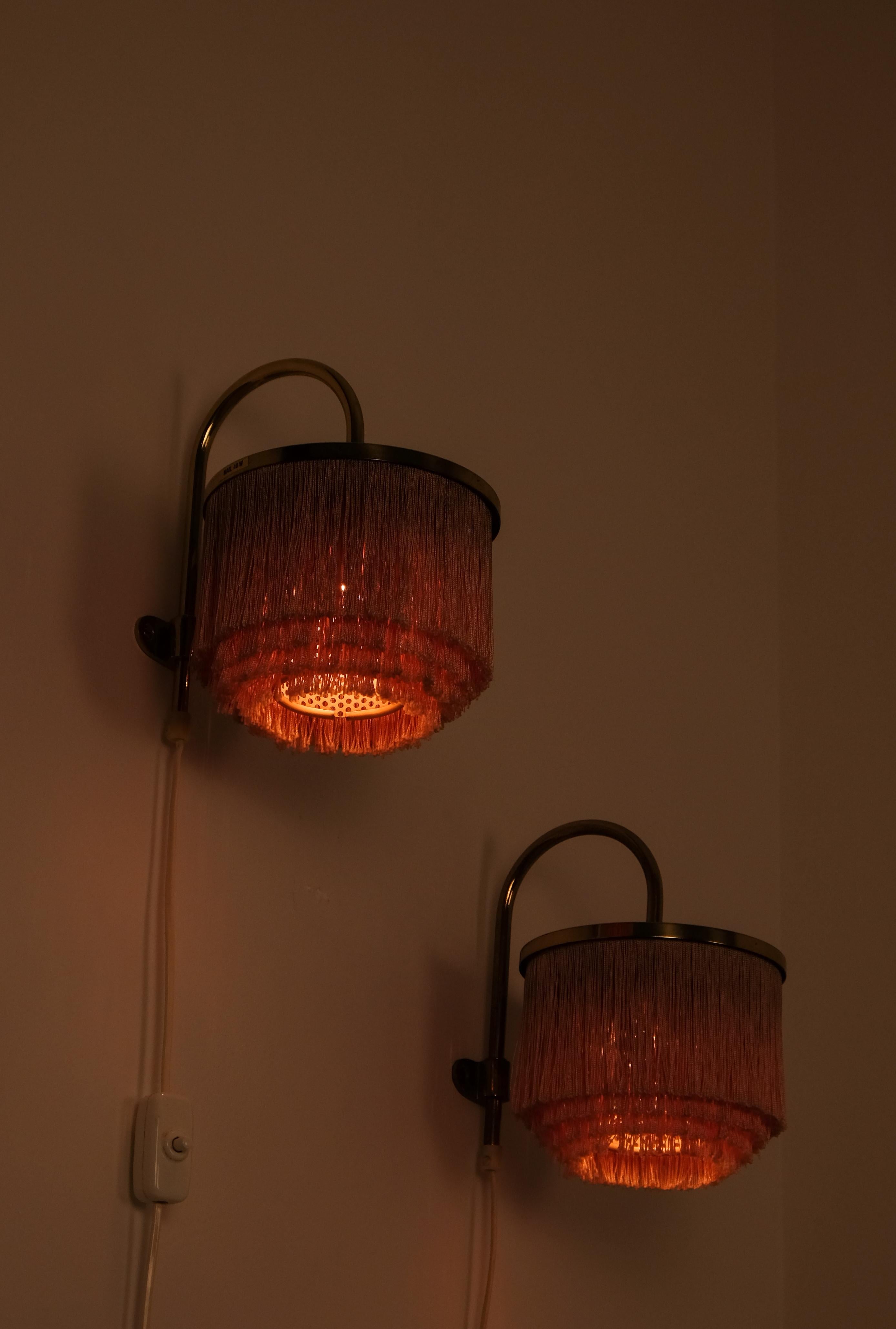 Ein Paar Hans-Agne Jakobsson V271 Wall Lights, 1960er Jahre im Angebot 2