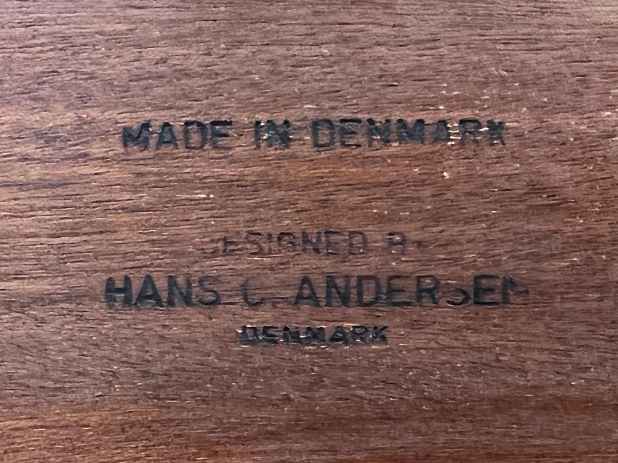 Pair of Hans Andersen Teak Side Tables 2