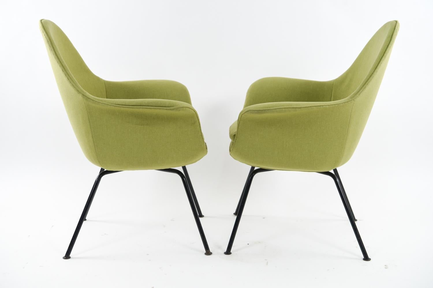 Mid-20th Century Pair of Lounge Chairs by Hans Bellman for Strässle, circa 1954