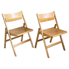 Pair of Hans Eichenberger 1901 FS Folding Chairs - Dietiker &Co. AG, Switzerland