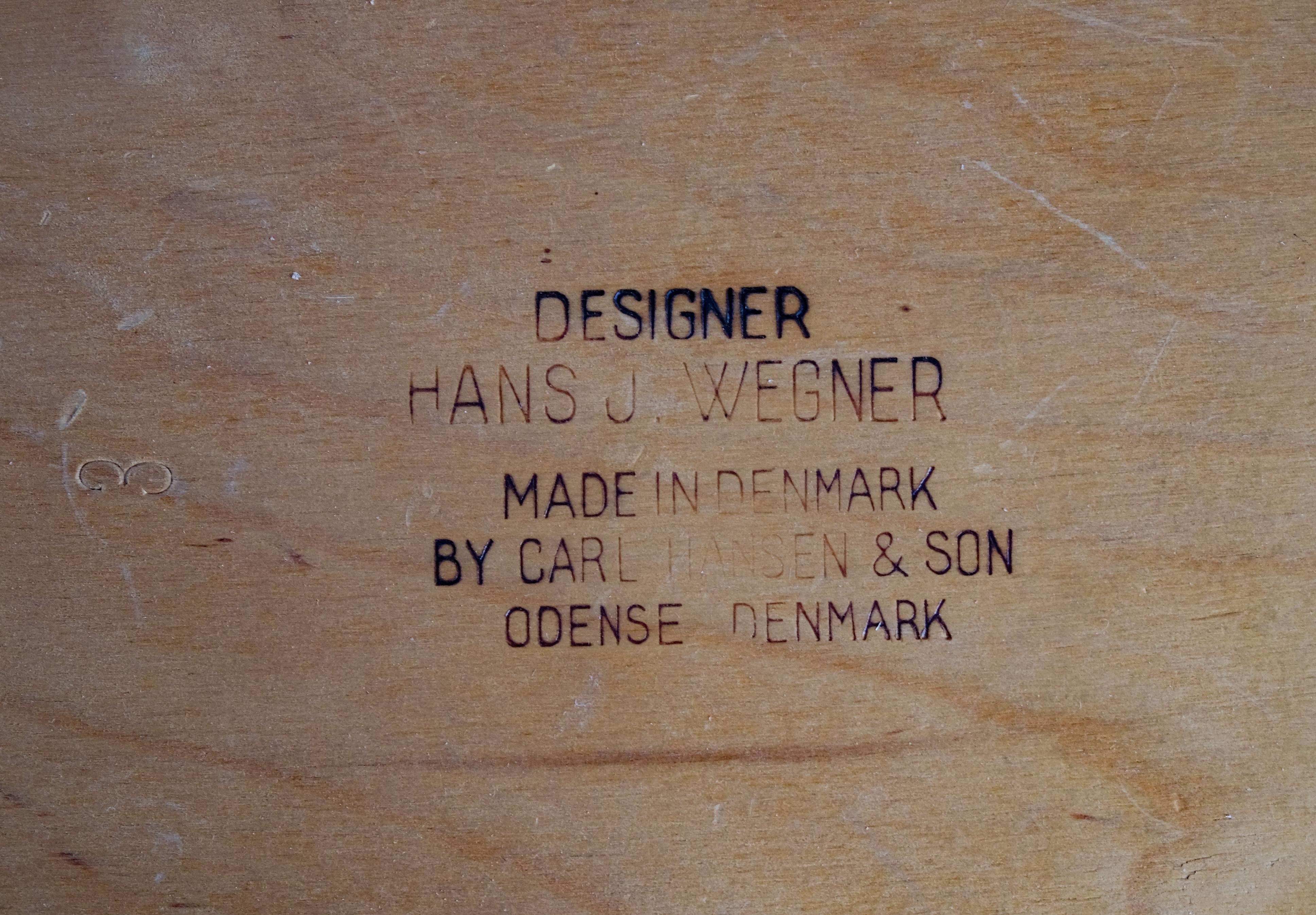 Coppia di sedie Hans J. Wegner CH30, Danimarca, anni '60 in vendita 2