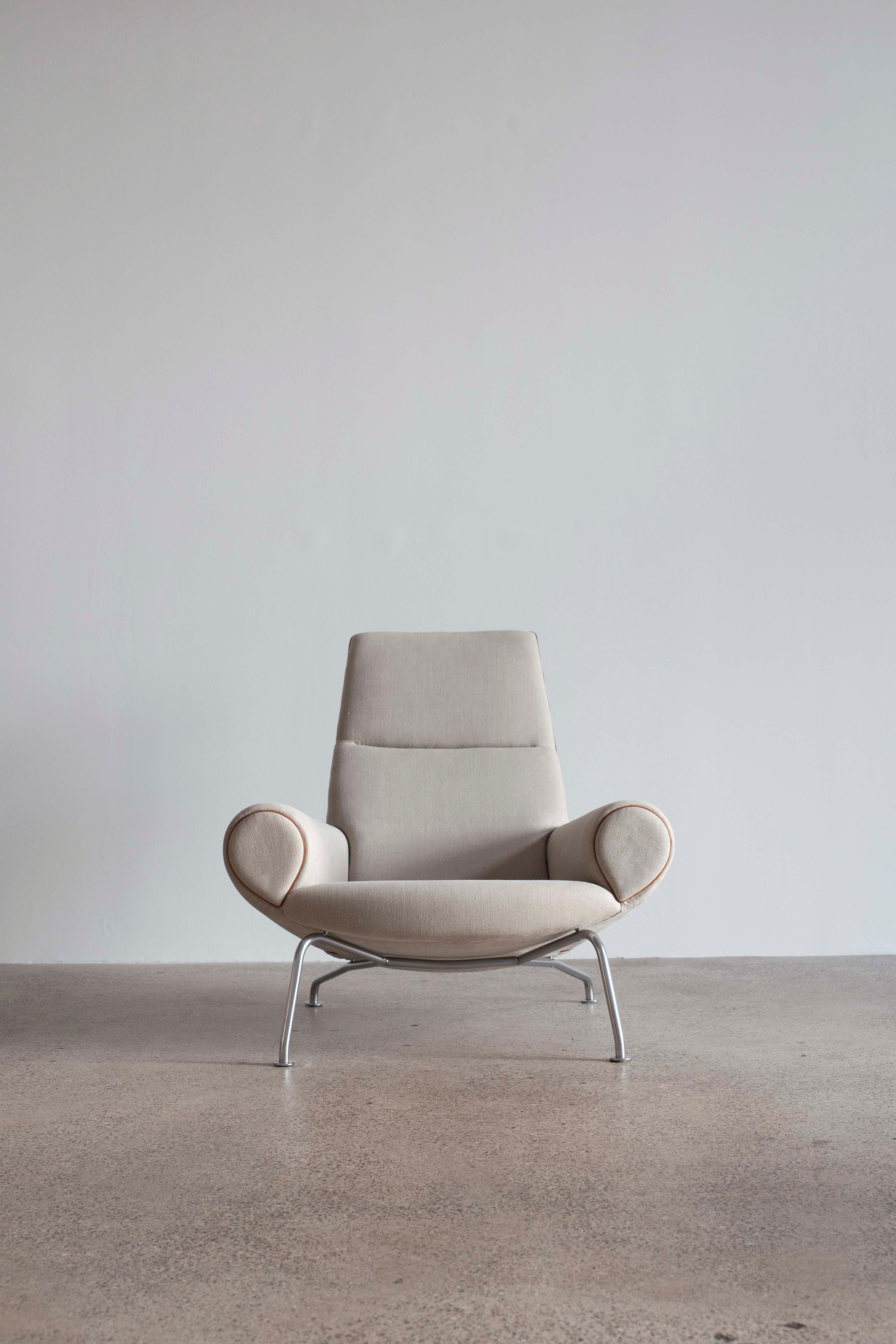 Steel Pair of Hans J. Wegner Ox Chairs, Edition AP Stolen, 1960 For Sale