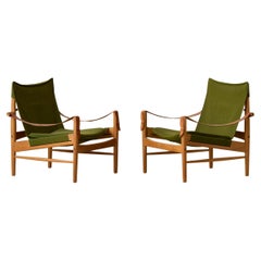 Pair of Hans Olsen Easy Chairs, 1960s