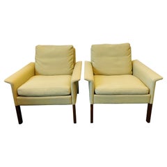 Pair of Hans Olsen Model 500 Lounge Chairs for C.S. Møbler, 1960s