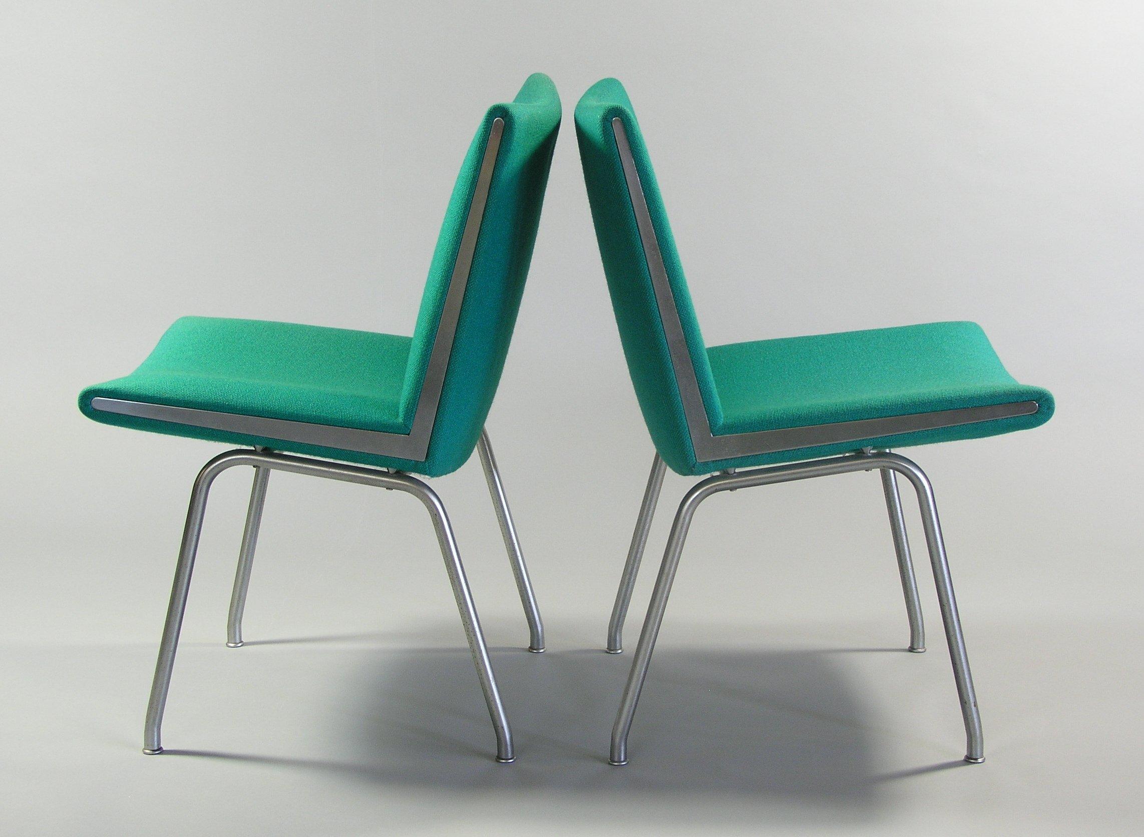 Pair of Hans Wegner AP37  'Airport' Chairs by A.P. Stolen 9