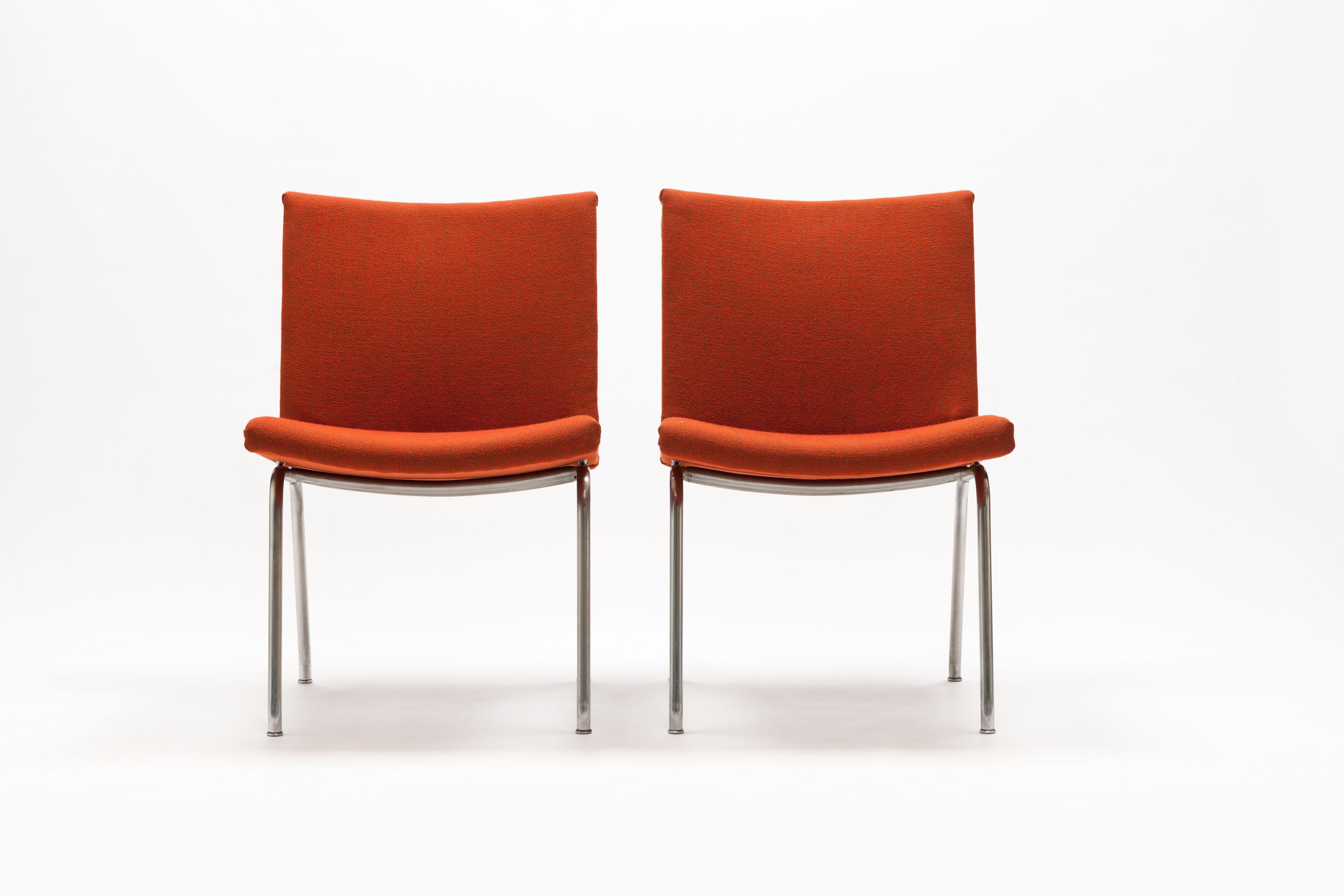 Scandinavian Modern Pair of Hans Wegner AP37  'Airport' Chairs by A.P. Stolen