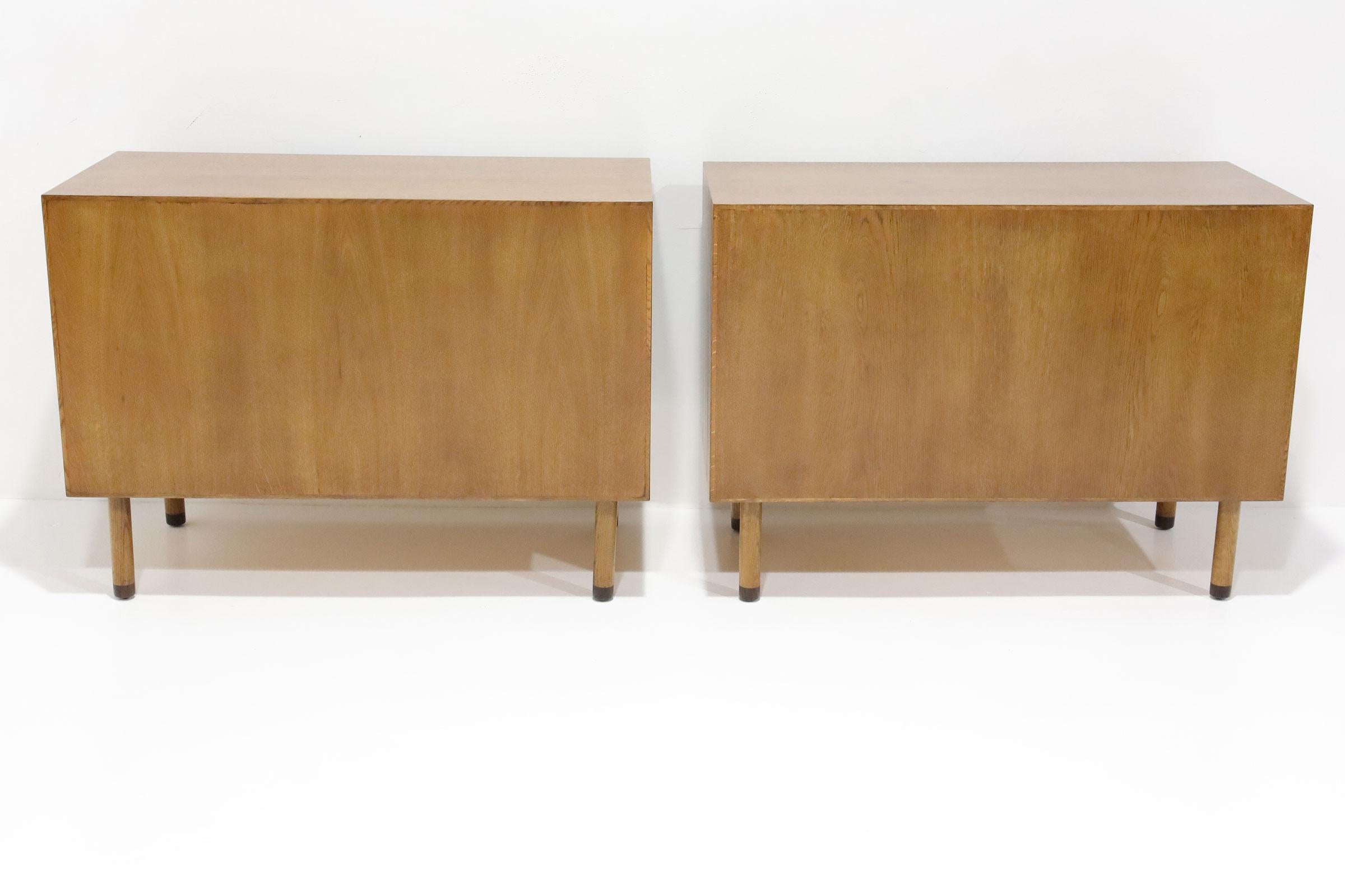 Pair of Hans Wegner Chests or Nightstands in Oak by Ry Mobler For Sale 3