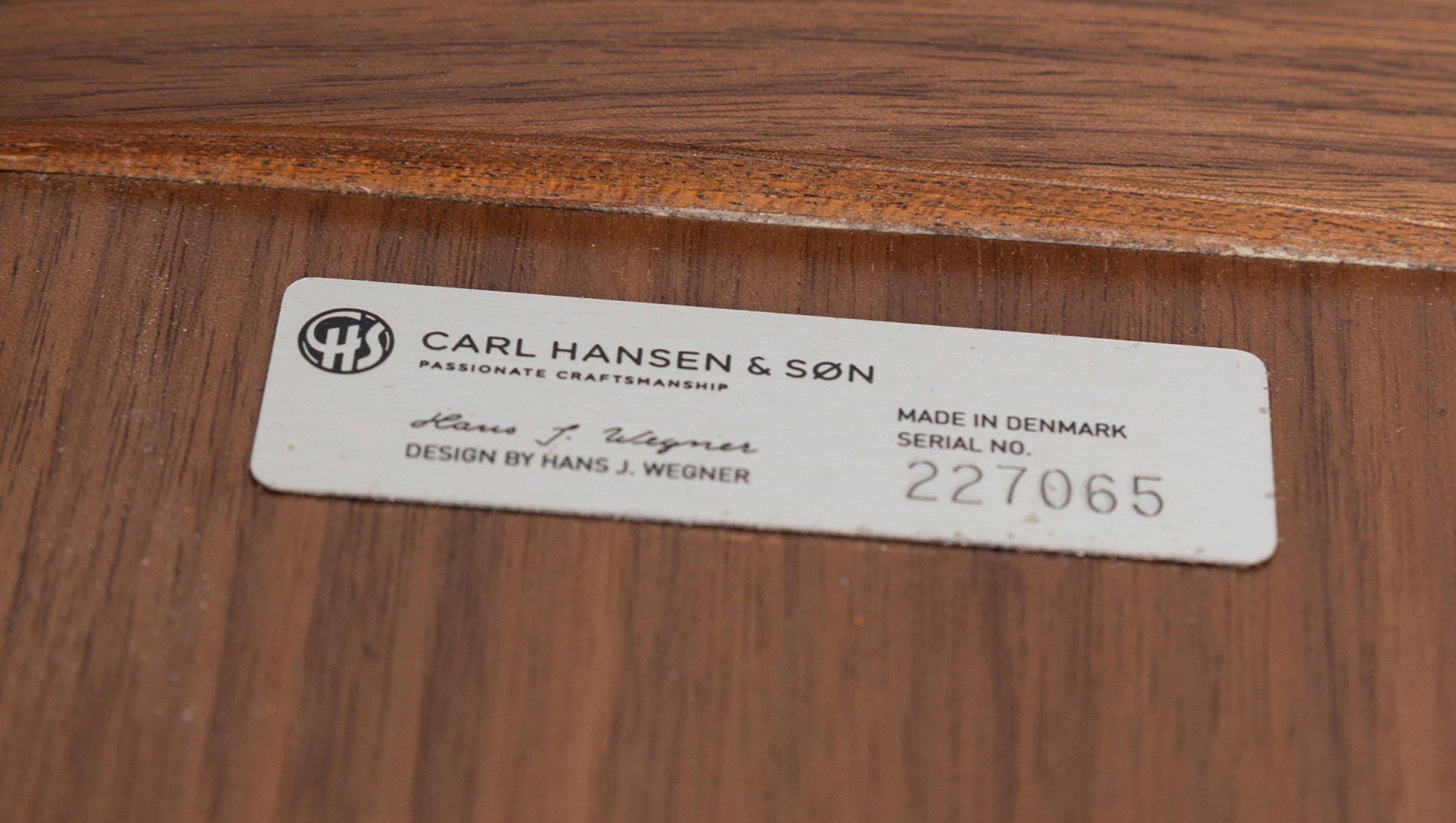 Danish Pair of Hans Wegner for Carl Hansen & Søn Leather and Bentwood CH07 Shell Chairs