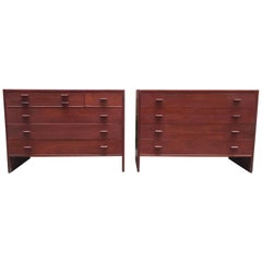 Pair of Hans Wegner for Ry Mobler Teak Cabinets