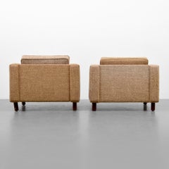 Pair of Hans Wegner GE-300 Lounge Chairs