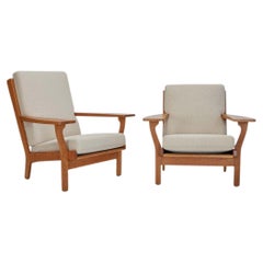Pair of Hans Wegner "GE320" Lounge Chairs