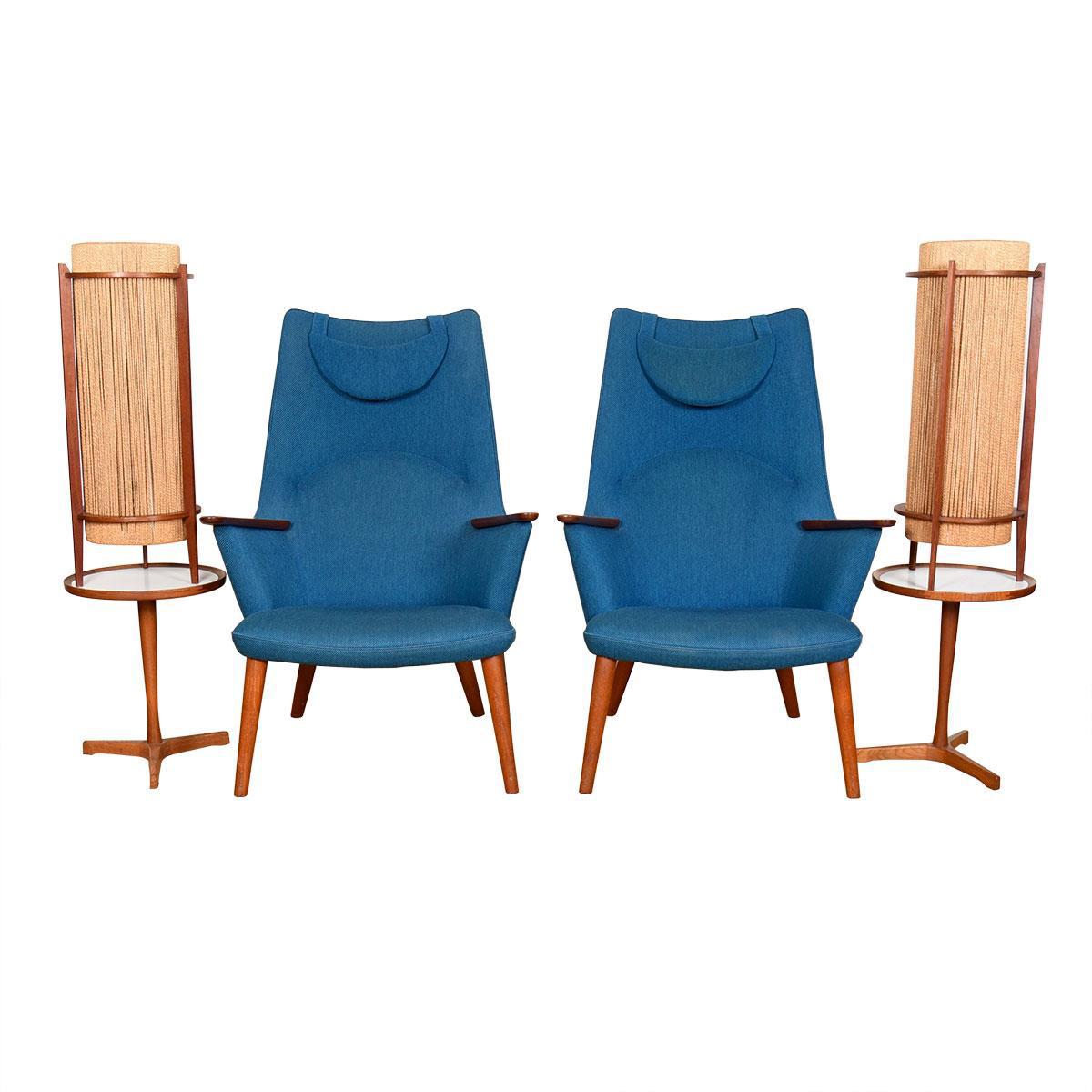 Pair of Hans Wegner “Mama Bear” AP-27 Easy Lounge Chairs for A. P. Stolen In Excellent Condition In Kensington, MD