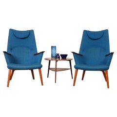 Pair of Hans Wegner “Mama Bear” AP-27 Easy Lounge Chairs for A. P. Stolen