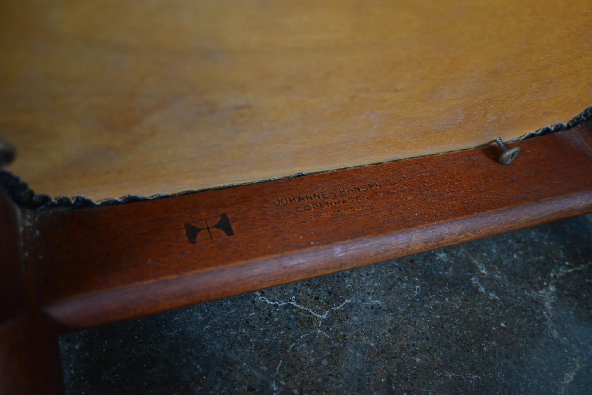 Paire de chaises rondes de Hans Wegner / La chaise en teck en vente 2