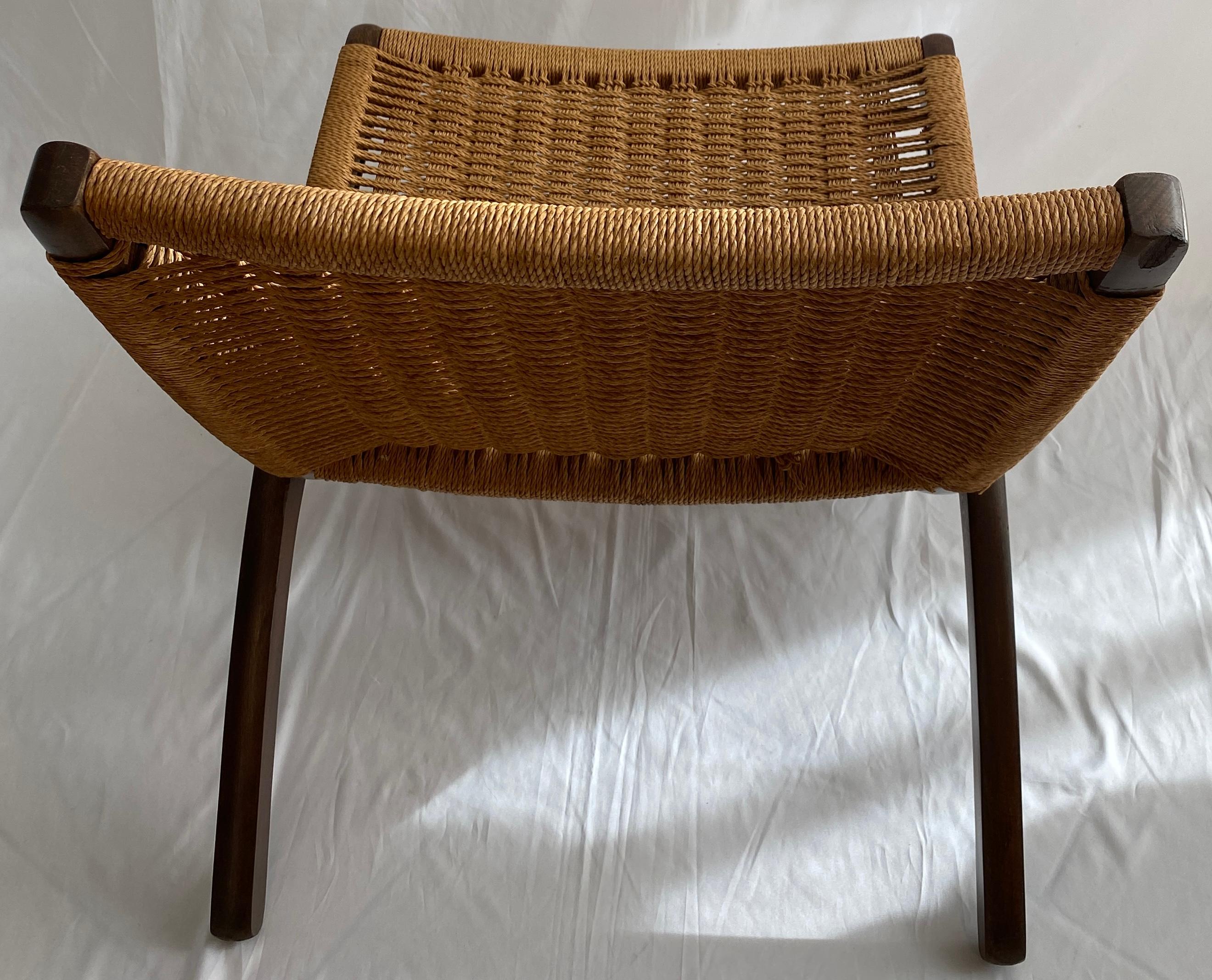 Coppia di sedie da salotto Foldes di metà secolo in stile Hans Wegner, sedie da salotto in teak in vendita 2