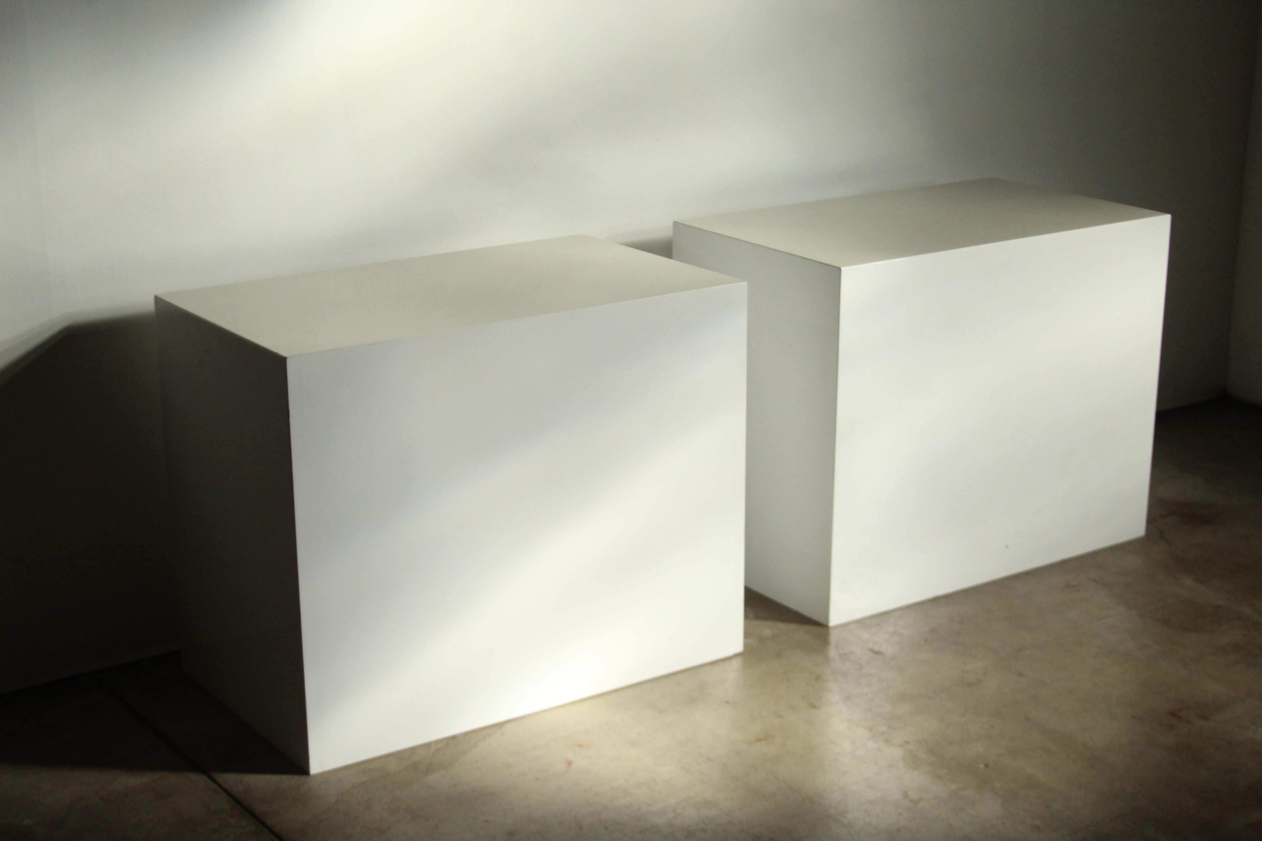 Pair of Hans Wegner Tambour Cabinets for Johannes Hansen, 1960s 5