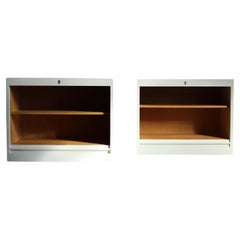 Pair of Hans Wegner Tambour Cabinets for Johannes Hansen, 1960s