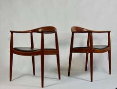 Pair of Hans Wegner "The Chair" by Johannes Hansen
