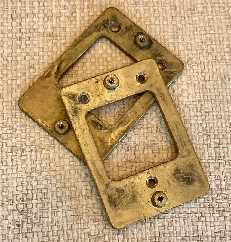 Pair of Hansen Double Swing Arm Wall Sconce in White Lacquer at 1stDibs