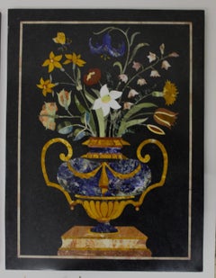 Paire de panneaux de pierre dure