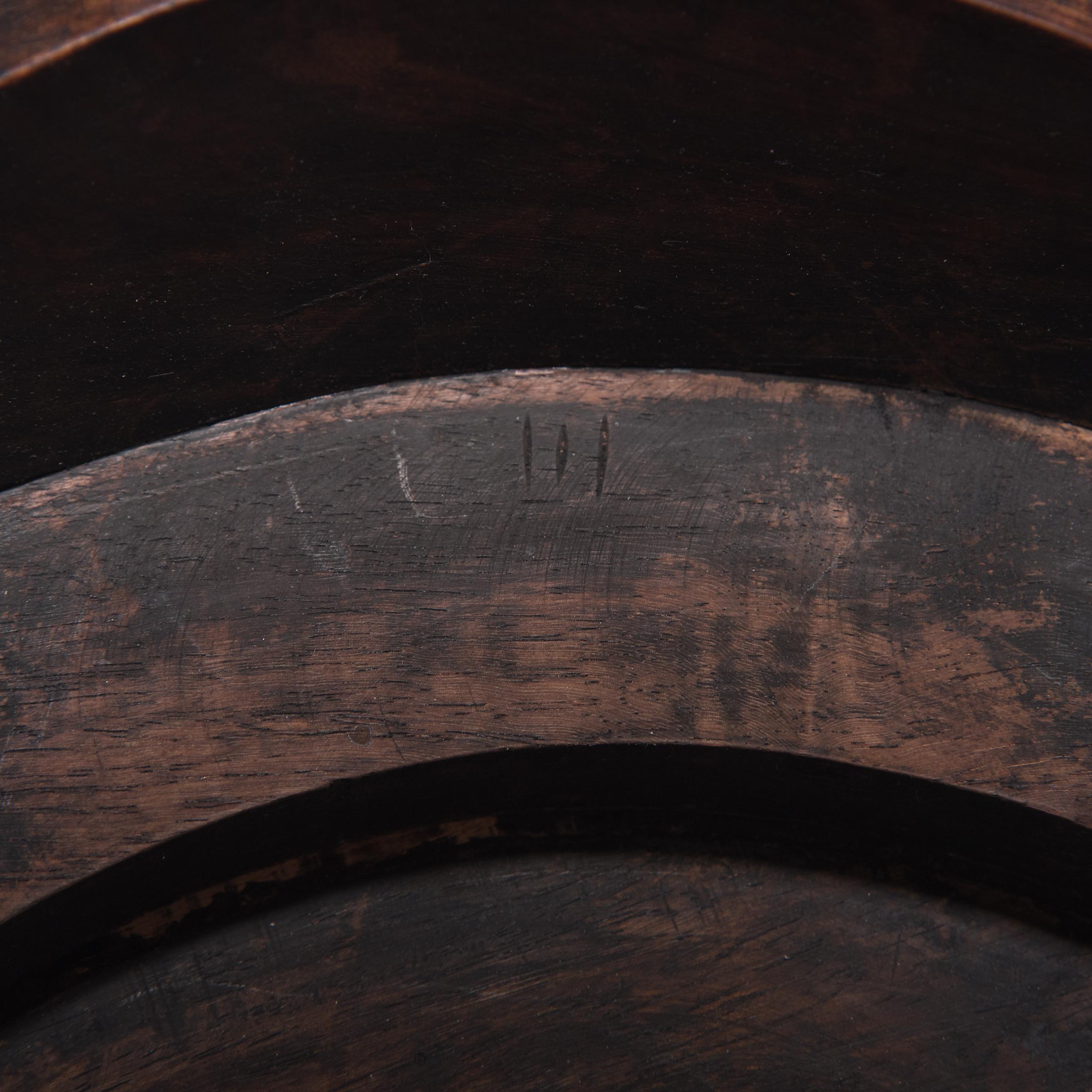 Pair of Elegant Chinese Hardwood Drum Stools, C. 1850 10