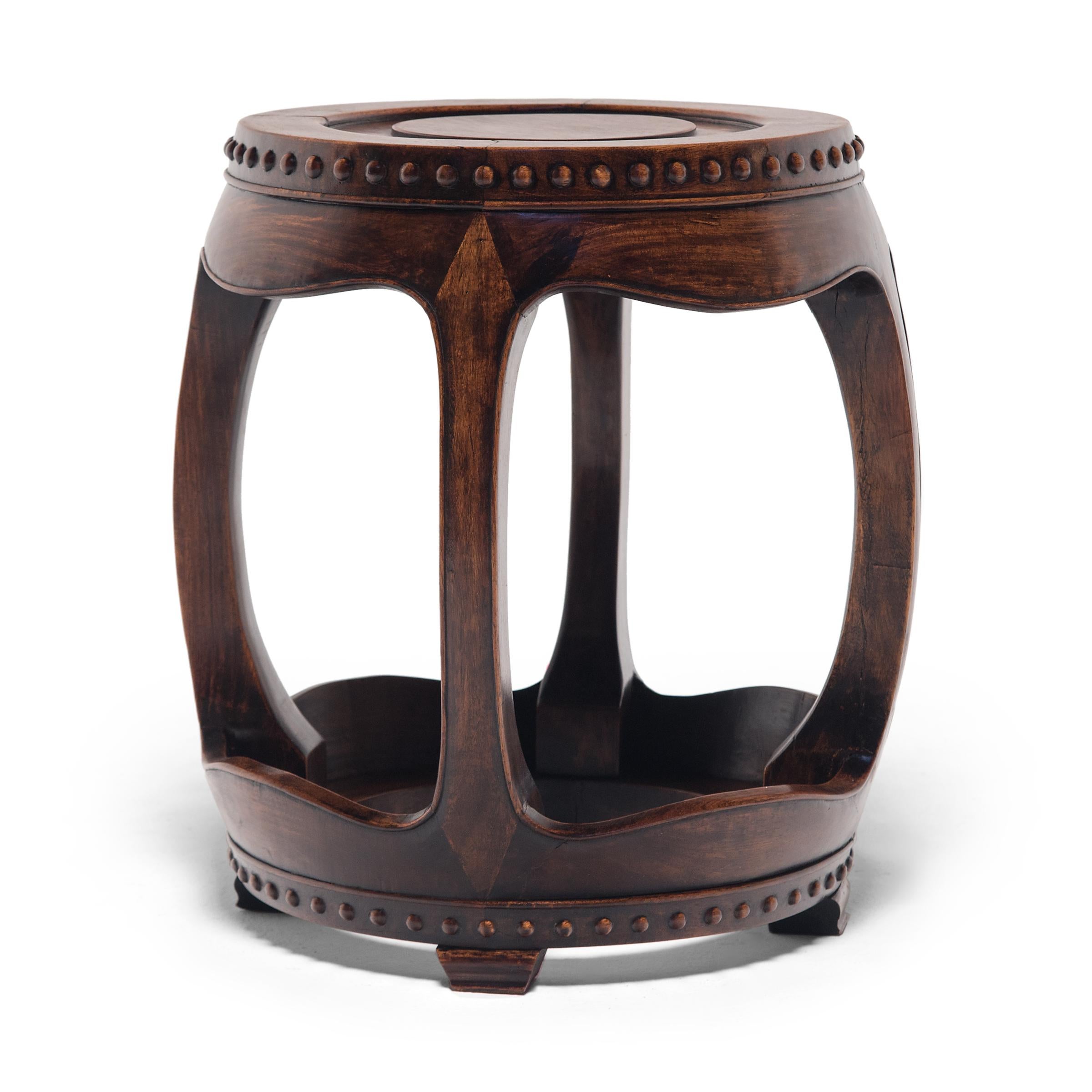 The stool is a central fixture of Chinese furniture culture. Found in a variety of materials and forms, the stool transcends class lines, as much at home in the provincial courtyard as it is in the grand hall of a wealthy estate. Whether worked from