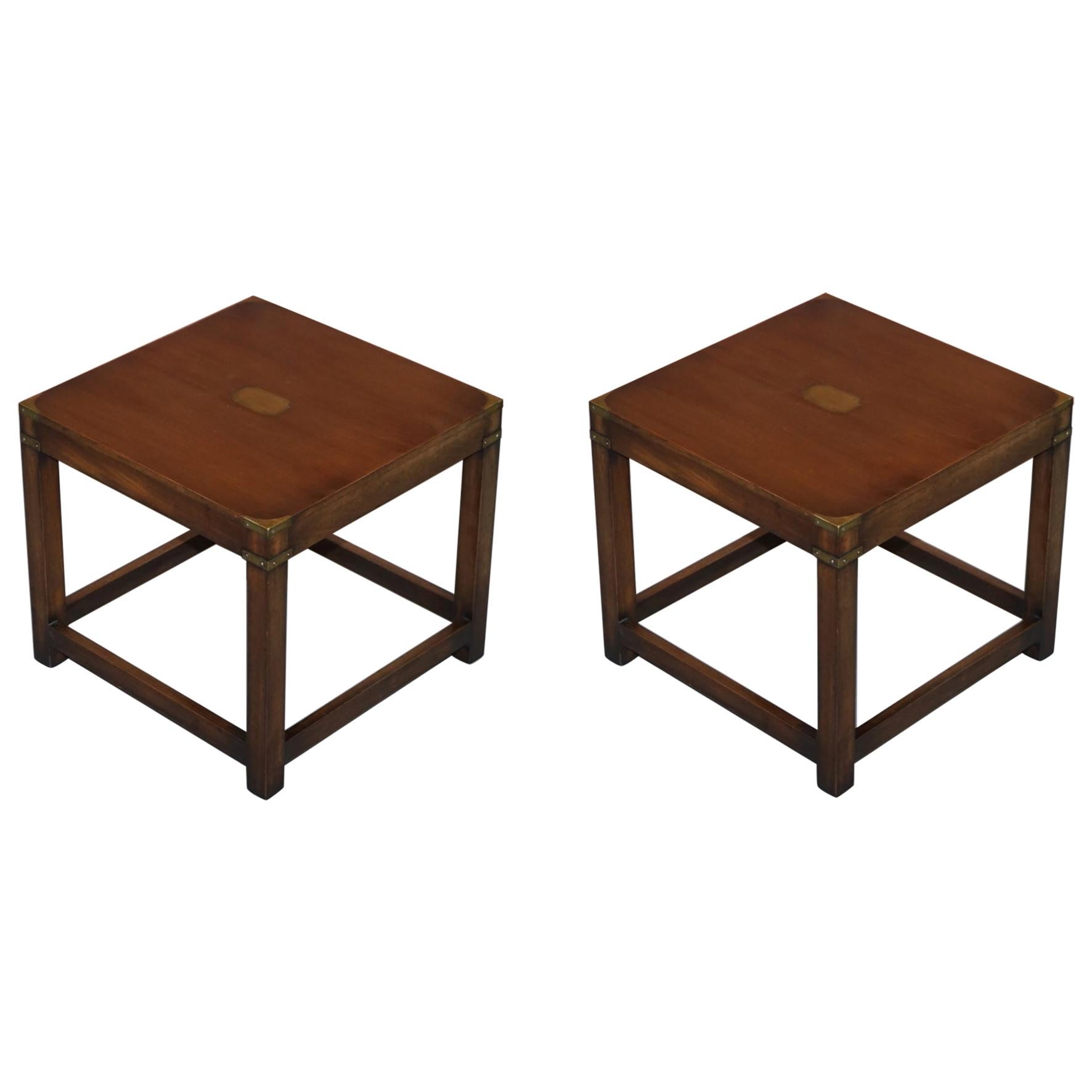pair of lamp tables