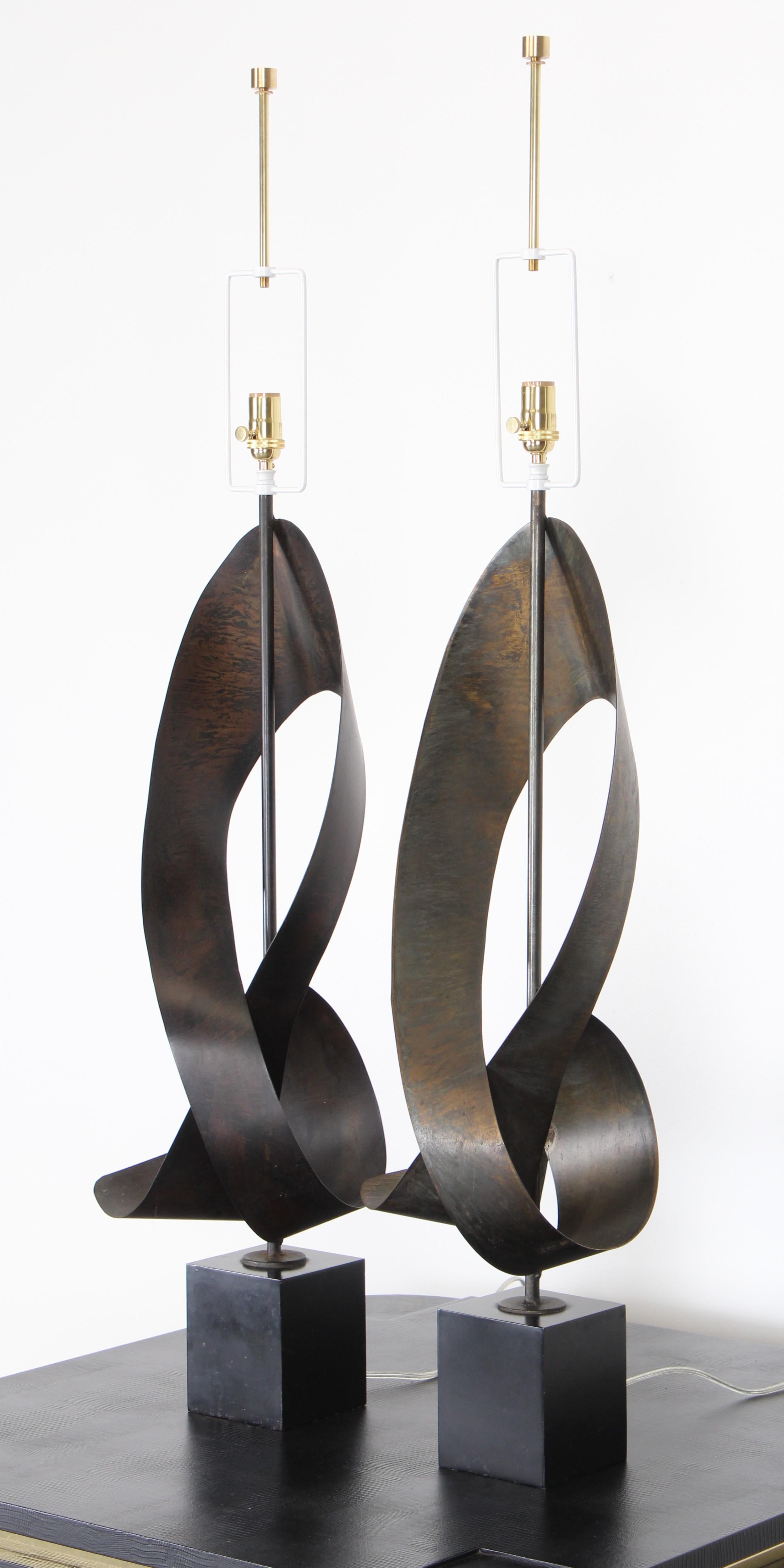 Mid-Century Modern Pair of Harry Balmer Lamps for Laurel Lamp Company, 1960s