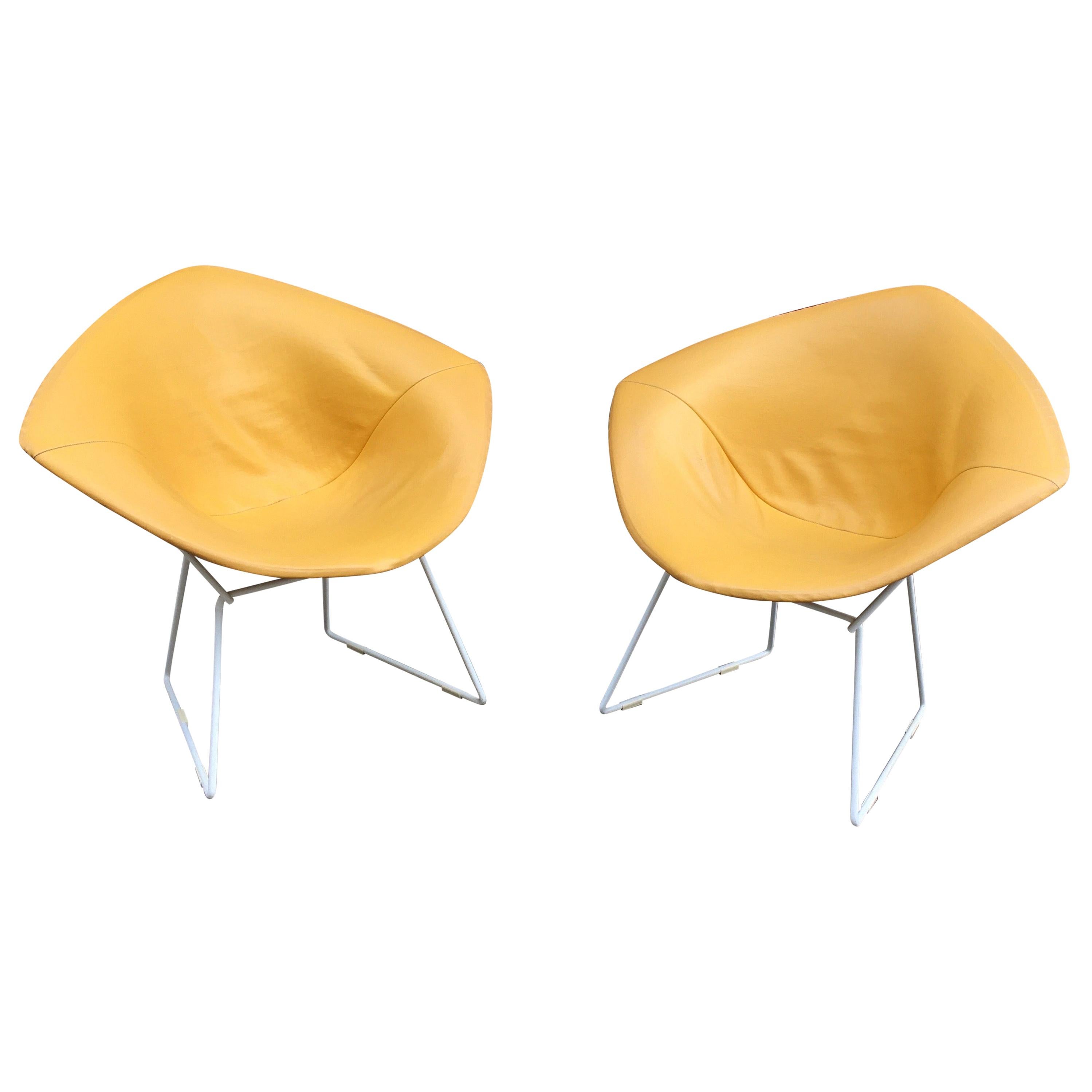 Pair of Harry Bertoia for Knoll Diamond Chairs