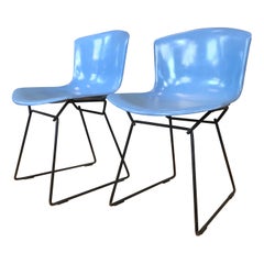 Pair of Harry Bertoia Molded Shell Side Chairs for Knoll, circa 1960s