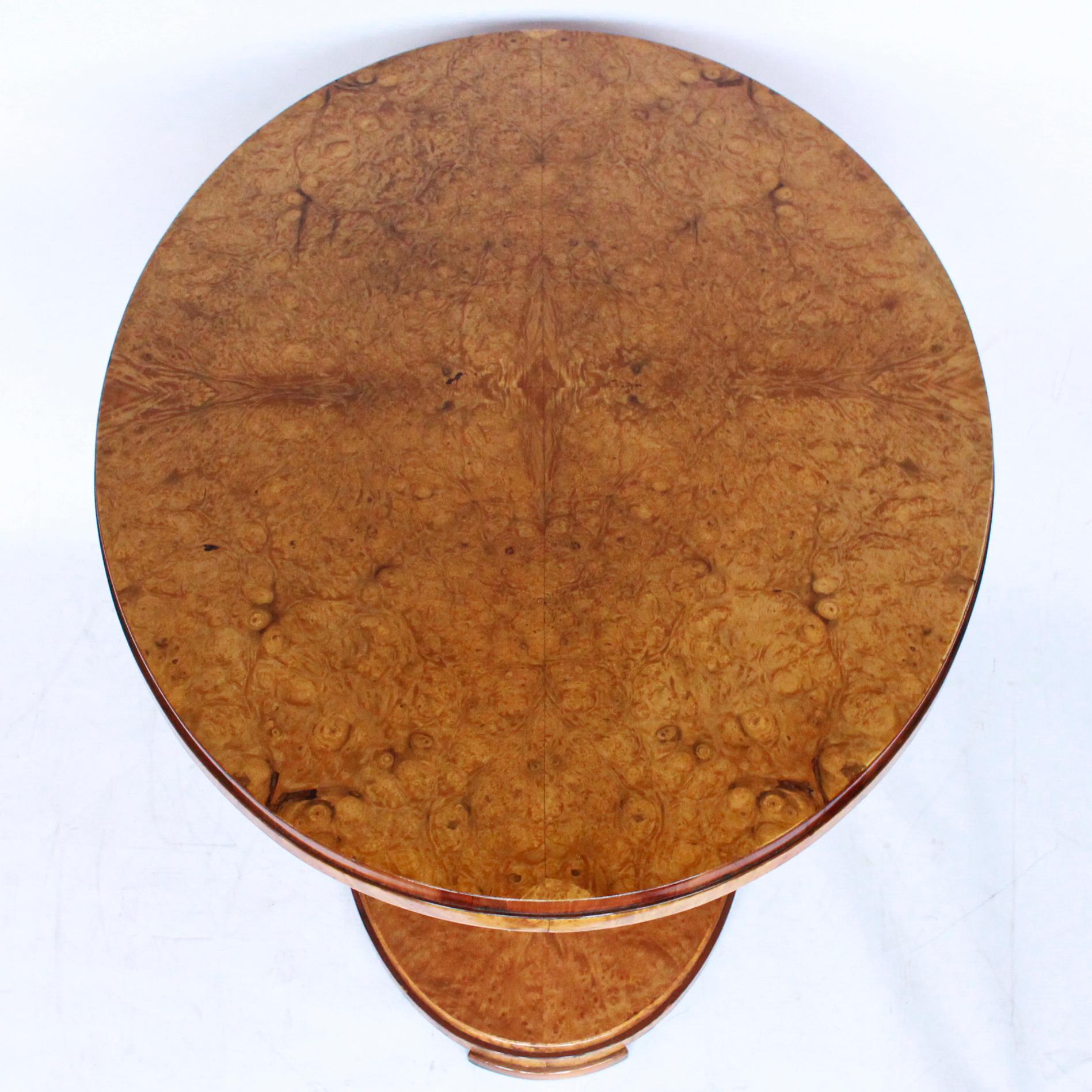 Pair of Harry & Lou Epstein Art Deco Walnut Centre Tables 2