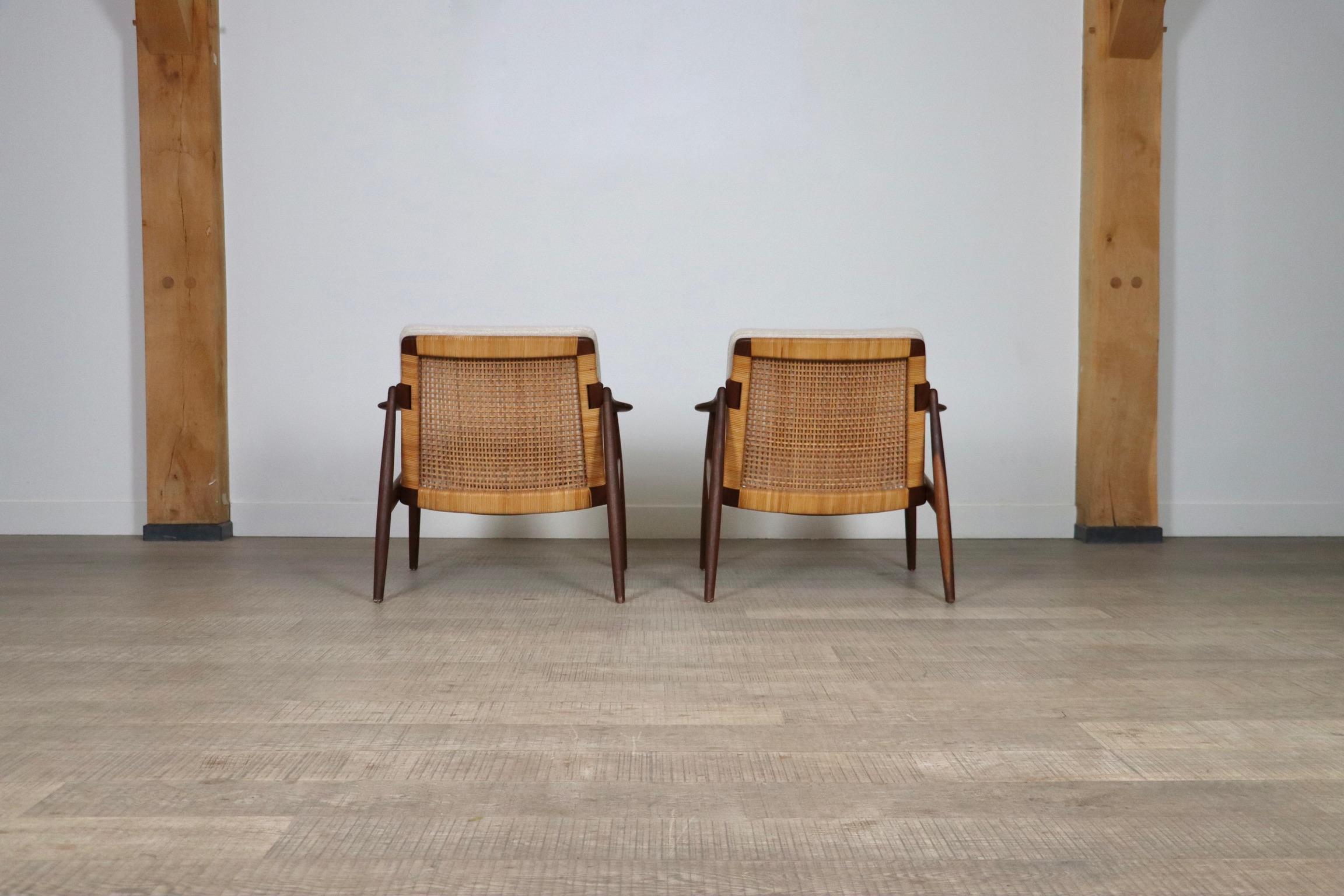 Pair Of Hartmut Lohmeyer Model 400 Lounge Chairs For Wilkhahn, 1959 For Sale 6