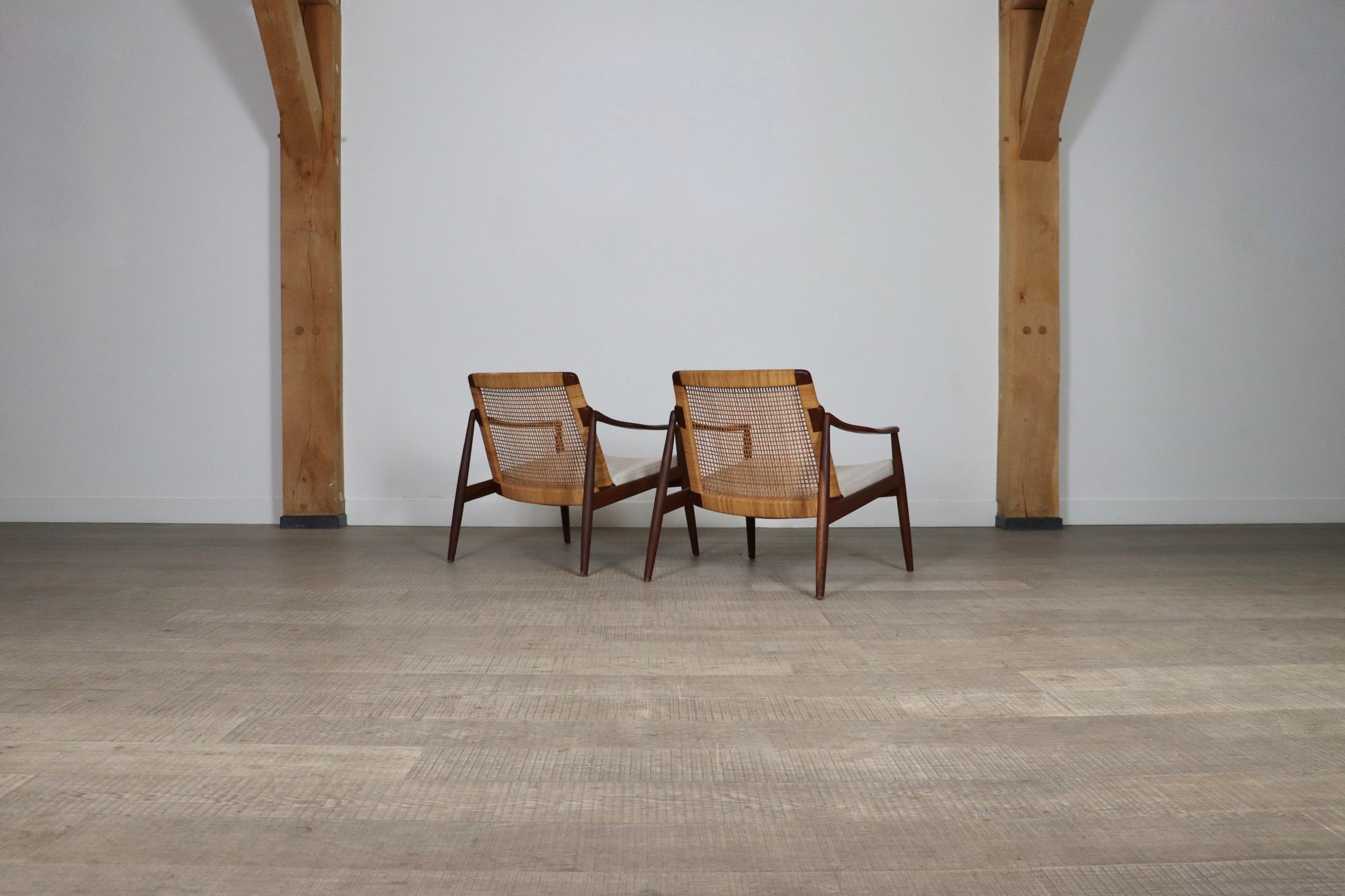 Pair Of Hartmut Lohmeyer Model 400 Lounge Chairs For Wilkhahn, 1959 For Sale 9