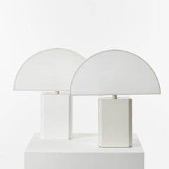 Pair of Harvey Guzzini Olympe Table Lamps for ED, Italy 1970s