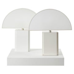 Pair of Harvey Guzzini Olympe Table Lamps for ED, Italy 1970s
