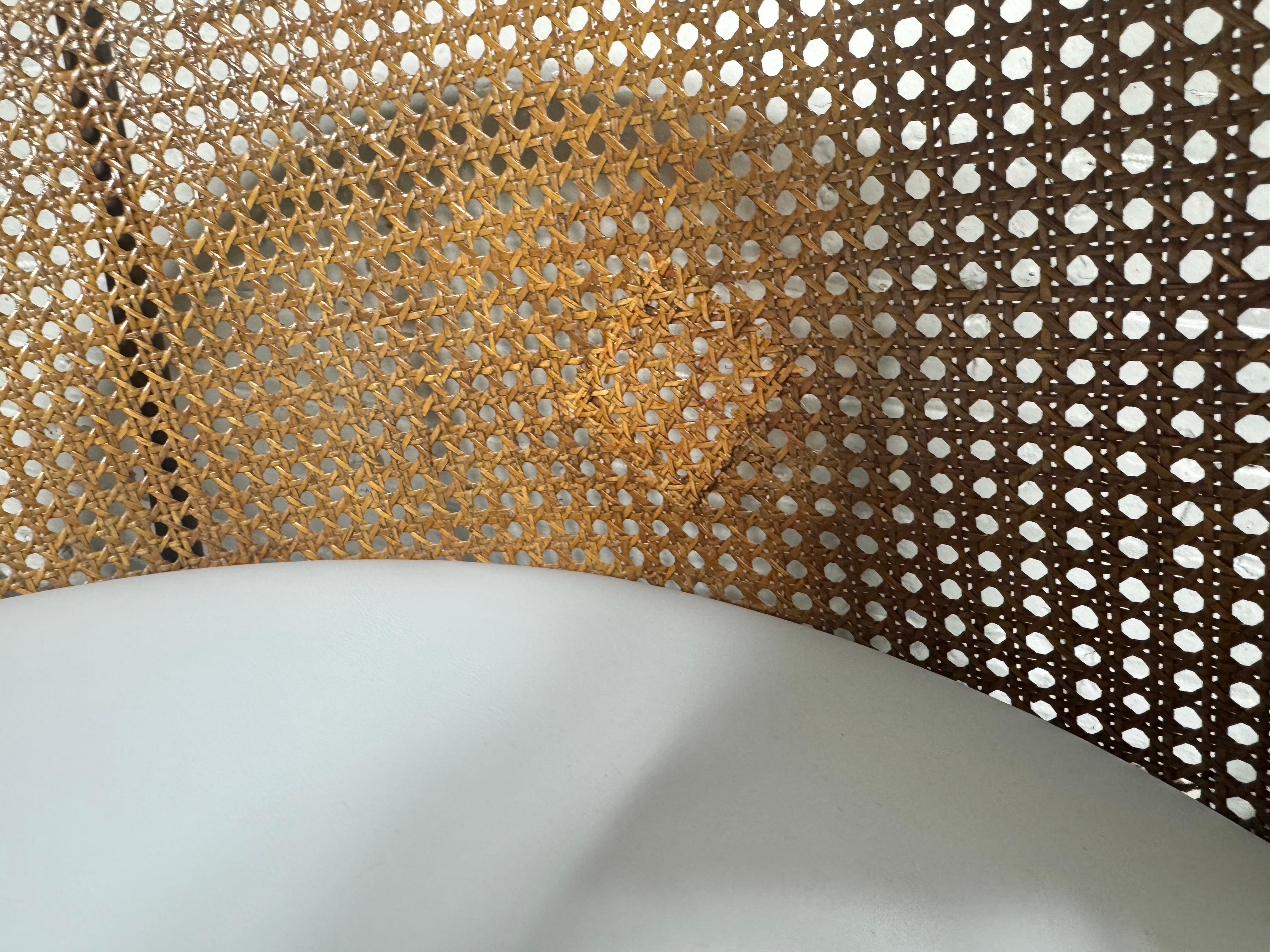 Paire de chaises Harvey Probber - Cane Back Barrel (HOOP) / Moderniste classique en vente 2