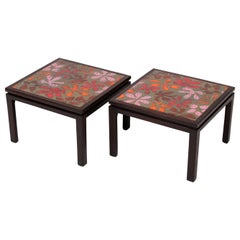 Pair of Harvey Probber Flower Side Tables