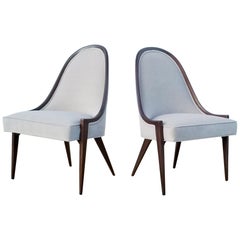 Pair of Harvey Probber Gondola Chairs