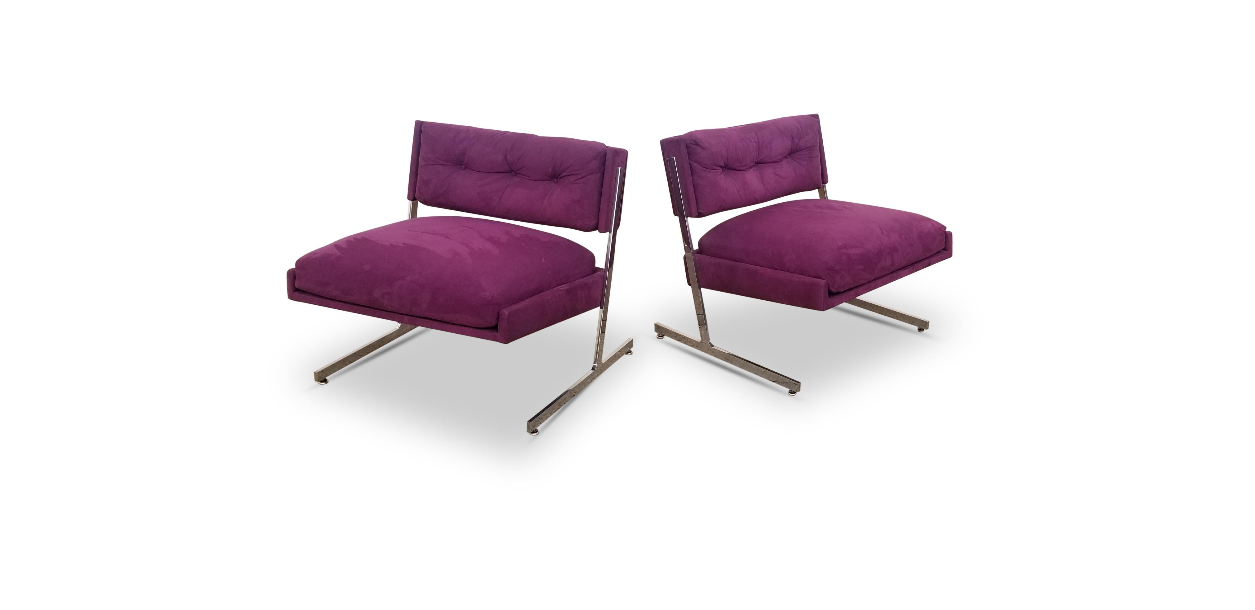 Pair of Harvey Probber Lounge Chairs 1
