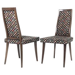 Pair of Harvey Probber model 1055 Sculptural Dining or Side Chairs  